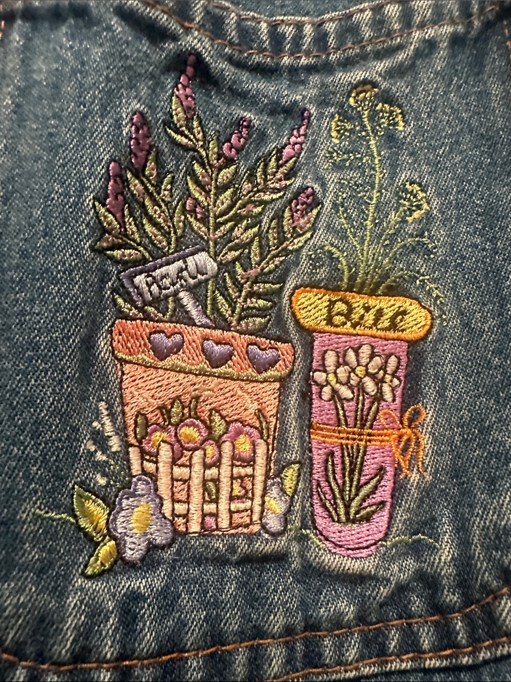 Vintage!! Casey Coleman Blue Denim Jacket - Picture 7 of 7